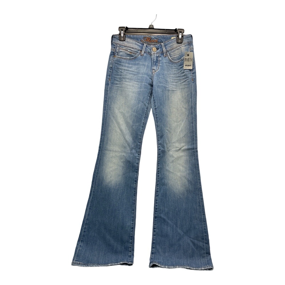 Mavi Cora Low Rise Wide Boot Cut Women's 27/33 Distressed‎ Jean Pants